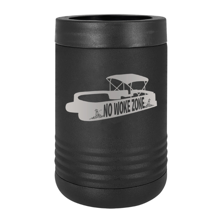 No Woke Zone Beverage Holder/Koozie - Boat Logo