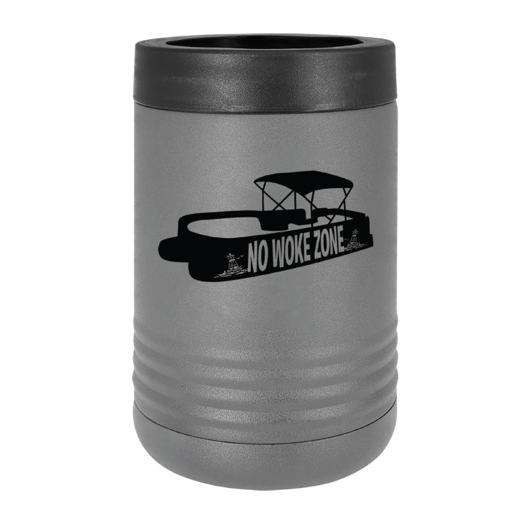 No Woke Zone Beverage Holder/Koozie - Boat Logo