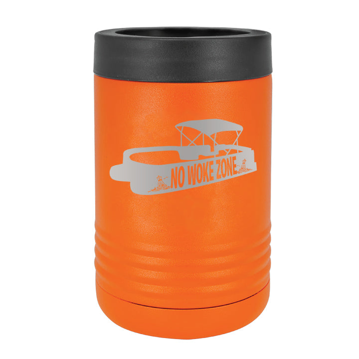 No Woke Zone Beverage Holder/Koozie - Boat Logo