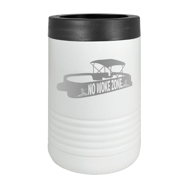 No Woke Zone Beverage Holder/Koozie - Boat Logo