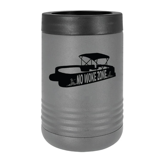No Woke Zone Beverage Holder/Koozie - Boat Logo