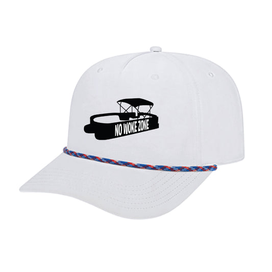 No Woke Zone - Boat Logo - Hat